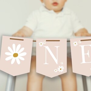 High Chair Birthday Banner, Wild ONE Birthday Banner, Baby's First Birthday, Digital Download, Instant Download, Editable Birthday