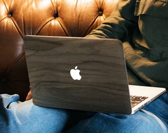 Real Walnut Wood Macbook Skin: Unique Laptop Cover