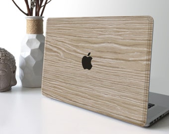 REAL WOODEN SKIN for Macbook Pro Max M1 M2 Air 16 15 13 12 11 inch light wood 2032 2022 2021 2020 2019 2018 2017-2009