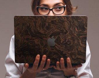 Natural Wood Macbook Skin: Burl Root Cover Decal
