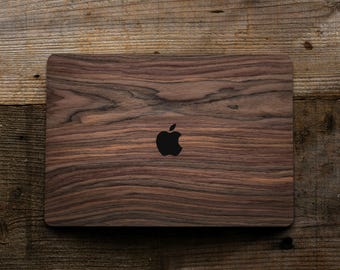 Rosewood Texture Wooden Skin with a cut-out for the Apple logo for Macbook Pro 14/16 air 15 inch M1 M2 M3 M4 M5
