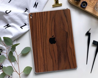 REAL WOODEN COVER red Chocolate wood skin for Ipad