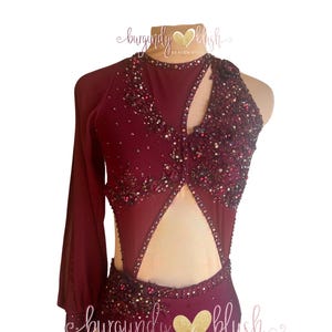 MADE TO ORDER- The Gianna I - Lyrical/ Contemporary Dance Costume, Custom Solo Costume,Dance Competition Costume, Lyrical Costume