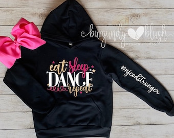 dance hoodies personalised