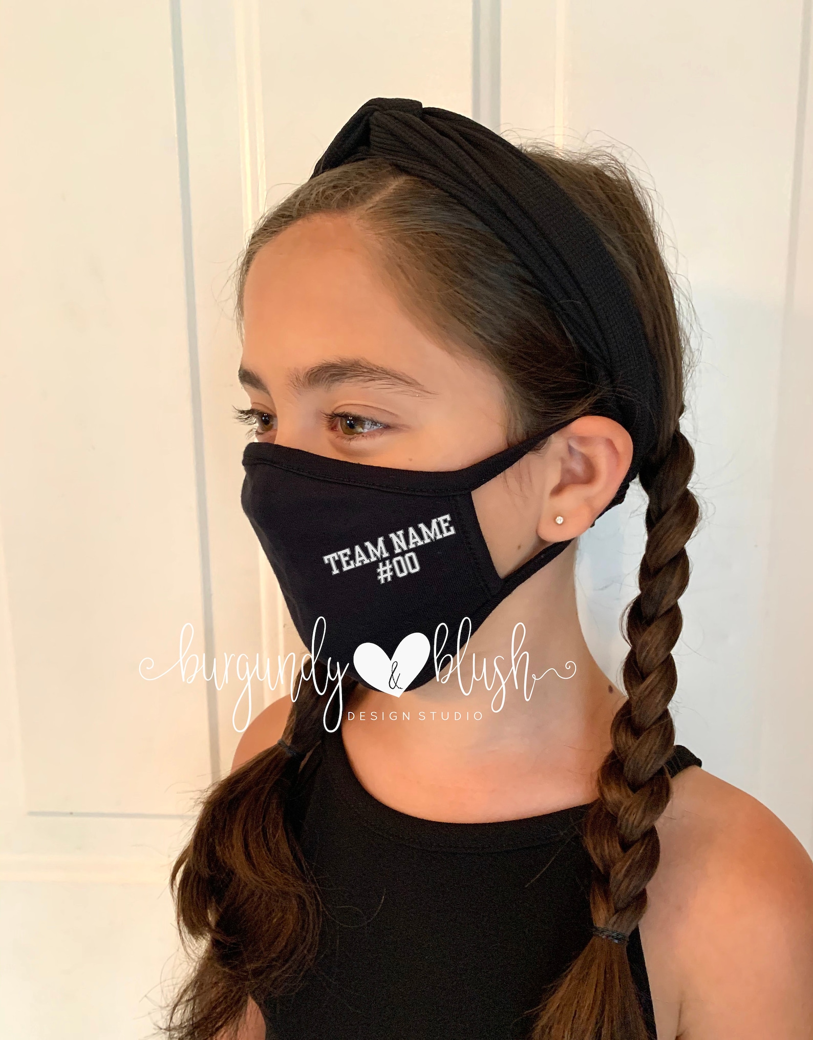 VOLLEYBALL Cotton Washable Face Mask Volleyball Mask Etsy