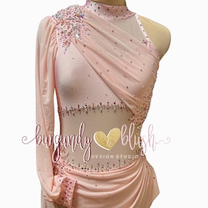 MADE TO ORDER- Grace - Lyrical/ Contemporary Dance Costume, Custom Solo Costume,Dance Competition Costume, Lyrical Costume