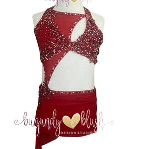 MADE TO ORDER- Mally- Lyrical/ Contemporary Dance Costume, Custom Solo Costume,Dance Competition Costume, Lyrical Costume