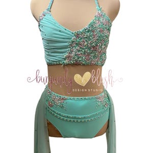 MADE TO ORDER- The Isabella  - Lyrical/ Contemporary Custom Solo Costume,Dance Competition Costume, Lyrical Costume