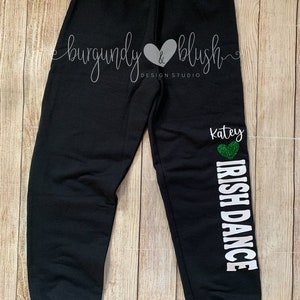Irish Dance Sweatpants, Personalized Sweatpants, Irish Dancer Gift