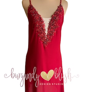 MADE TO ORDER- Slip Dress Lyrical/ Contemporary, Dance Costume, Custom Solo Costume,Dance Competition Costume, Lyrical Costume
