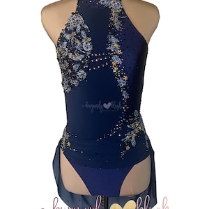 READY TO SHIP-  Adult Small Lyrical /Contemporary Dance Costume, Custom Solo Costume,Dance Competition Costume, lyrical Costume