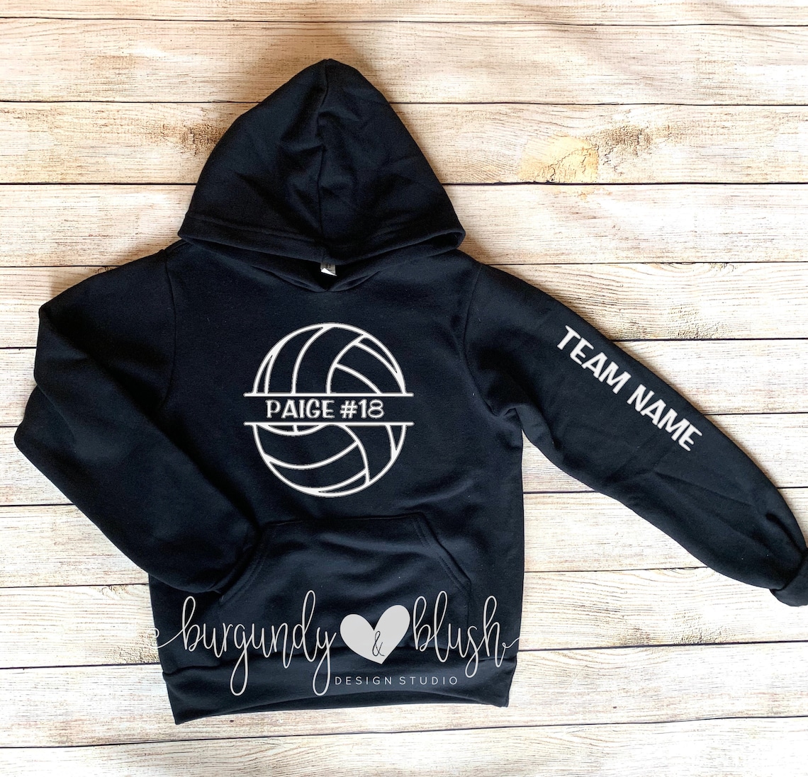 VOLLEYBALL Hoodie Personalized Hoodie or Tshirt Volleyball Etsy