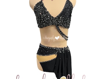 MADE TO ORDER- The Bella -Lyrical/ Contemporary Dance Costume, Custom Solo Costume,Dance Competition Costume, Lyrical Costume