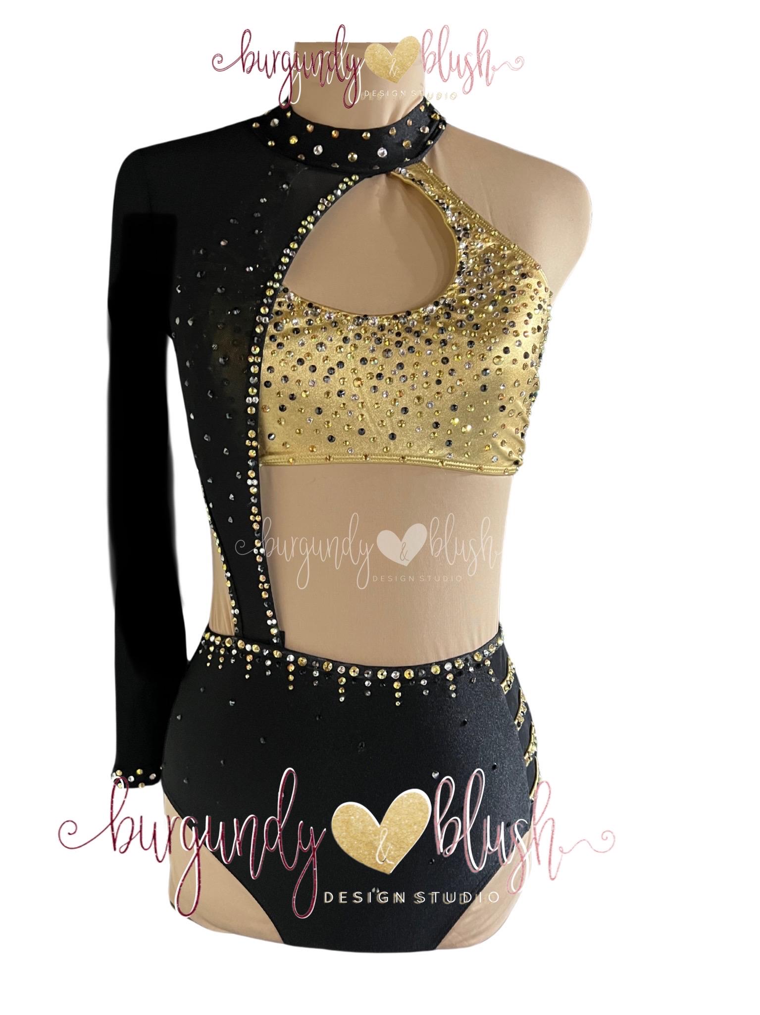 black and gold dance dress Amazon.com: IBAKOM Lyrical Dance Dress for Women Gold Metallic Cutout Chiffon Tulle Contemporary Dance Costume Backless Flowy Skirt Salsa Ballroom Dress Ballet Leotard Ballerina Costume Black XS : Clothing, Shoes & Jewelry