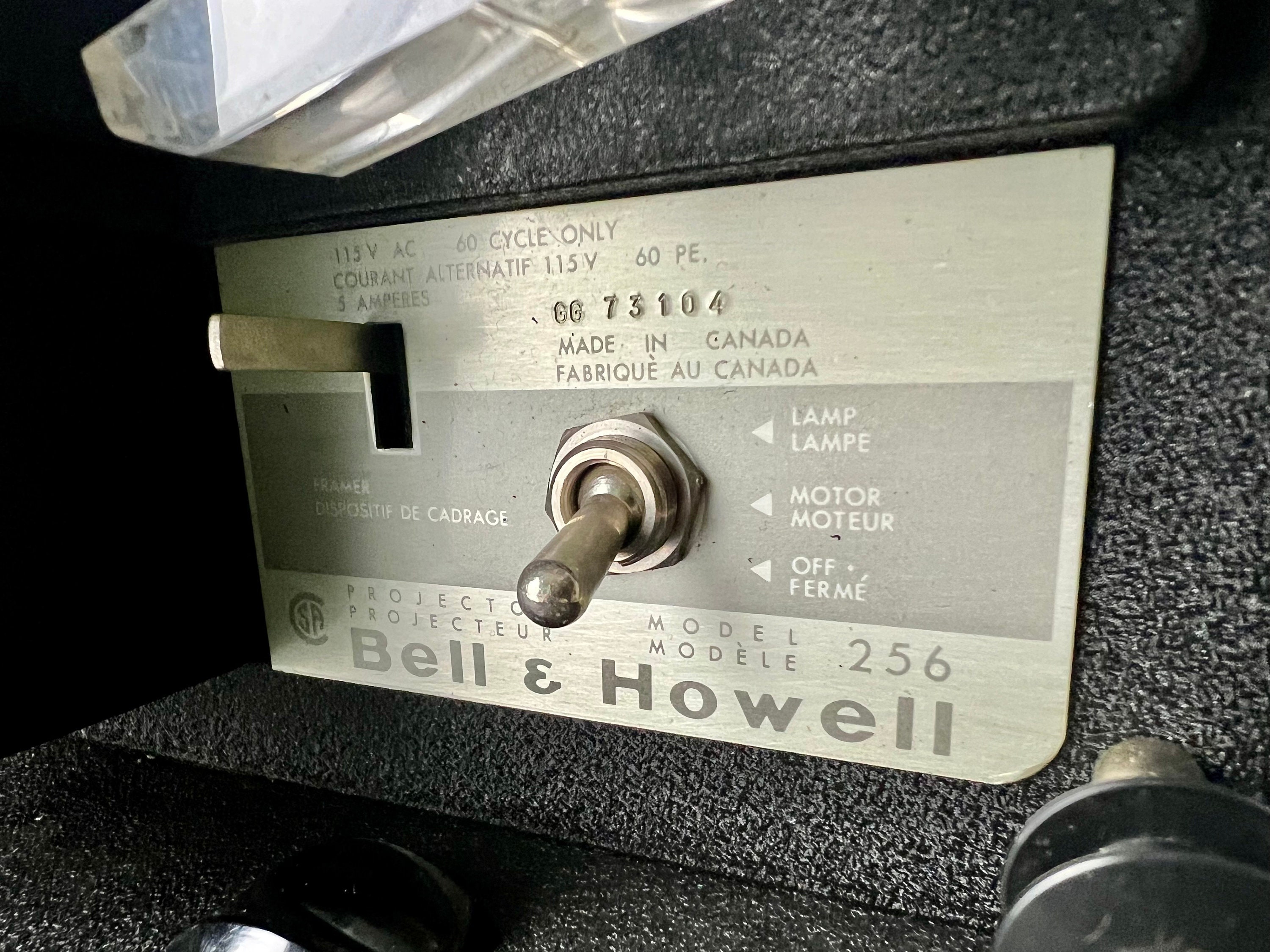Vintage Bell & Howell 8mm Film Movie Projector Model 245 PA