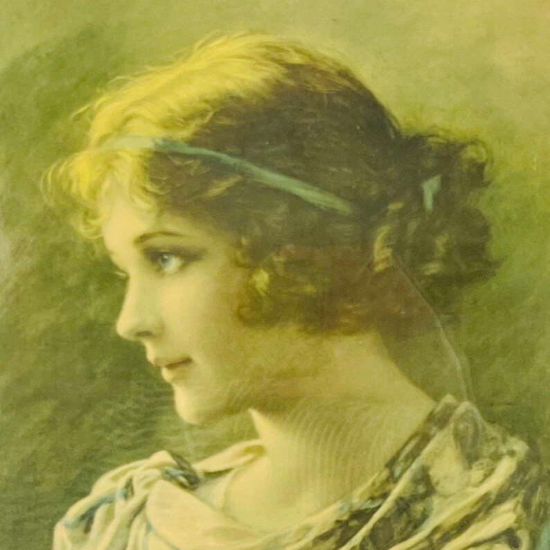 Vintage Gerlach Barklow Co. Cinderella Lithograph Framed Etsy