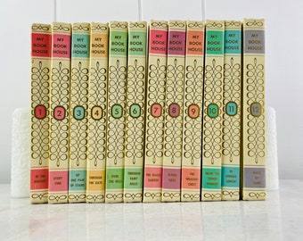 Vintage My Book House Set: 1970s Illustrated Hardcover Books