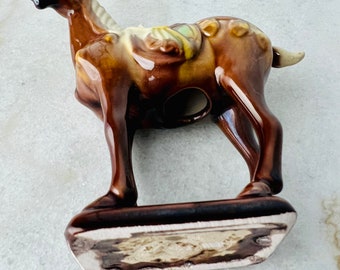 トイトイ　骨董品　玉製　馬 館蔵珍品 和田玉製 細密彫 馬上有福』置物 賞物 貴重物品 収蔵品