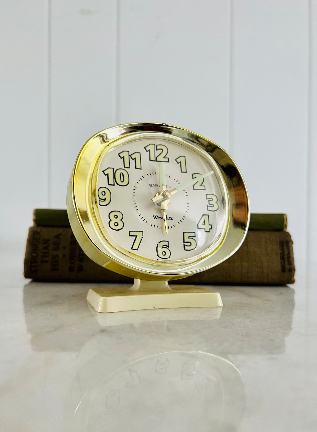 Westclox Baby Ben style 3 1932年~目覚まし時計 Vintage 1950's Westclox Baby Ben Wind Up Alarm Clock – Post
