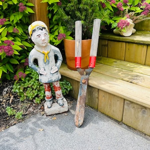 Vintage Garden Shears, Garden Tools, Trimming Shears, Antique Rusty Gardening Tools, Garden Art Decor, Big Scissors, Large Scissor, gift