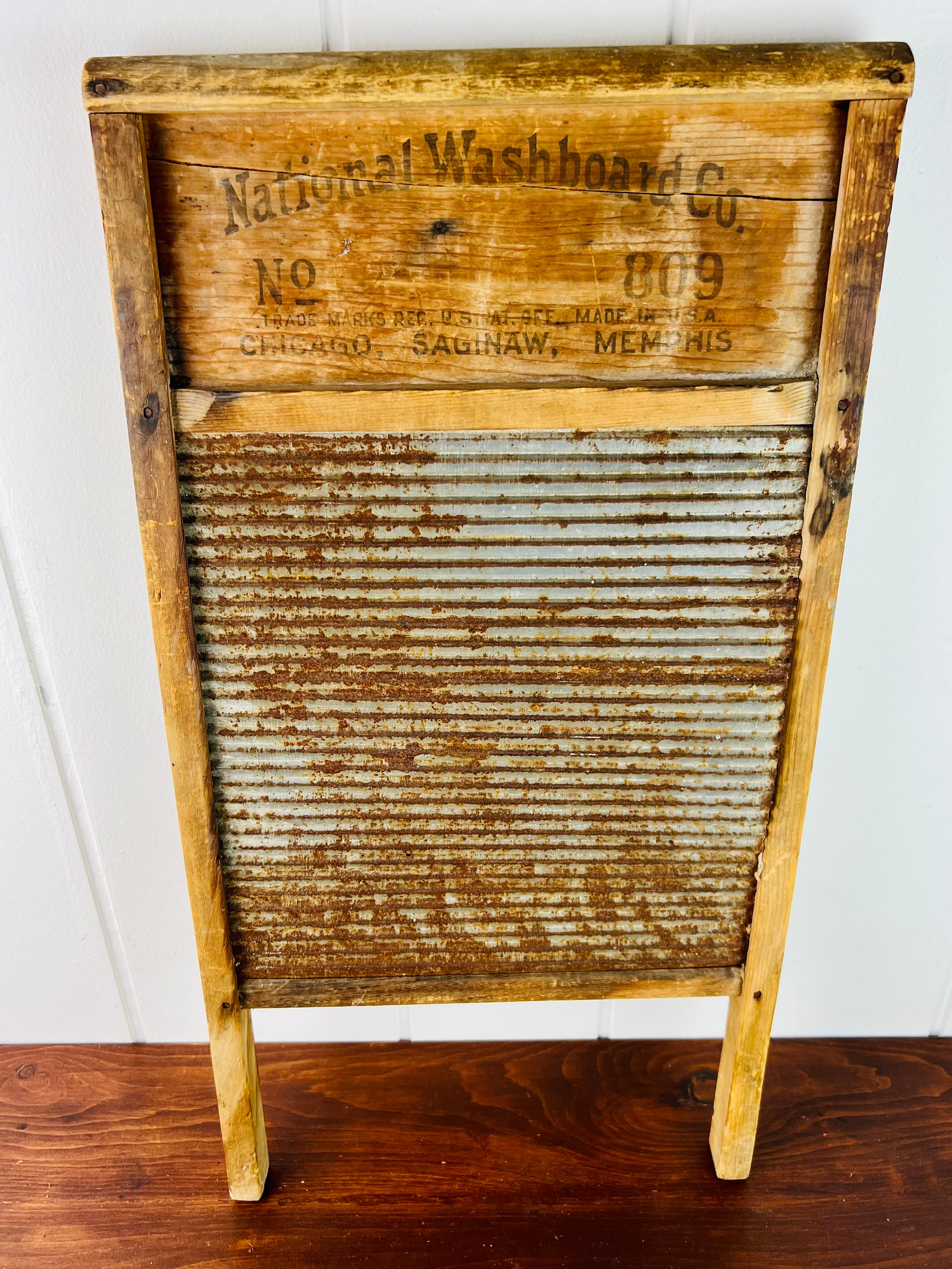 アンティーク ウォッシュボード、No. 809 アトランティック ナショナル