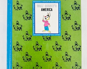 Vintage 1965 Walt Disney Hardcover Book Set, Illustrated