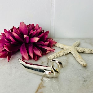 Vintage Swan Knife Rest Set of six, Silver Bird Knife Rests, French Art Deco knife rests, chopstick rest, spoon rest, tableware, gift