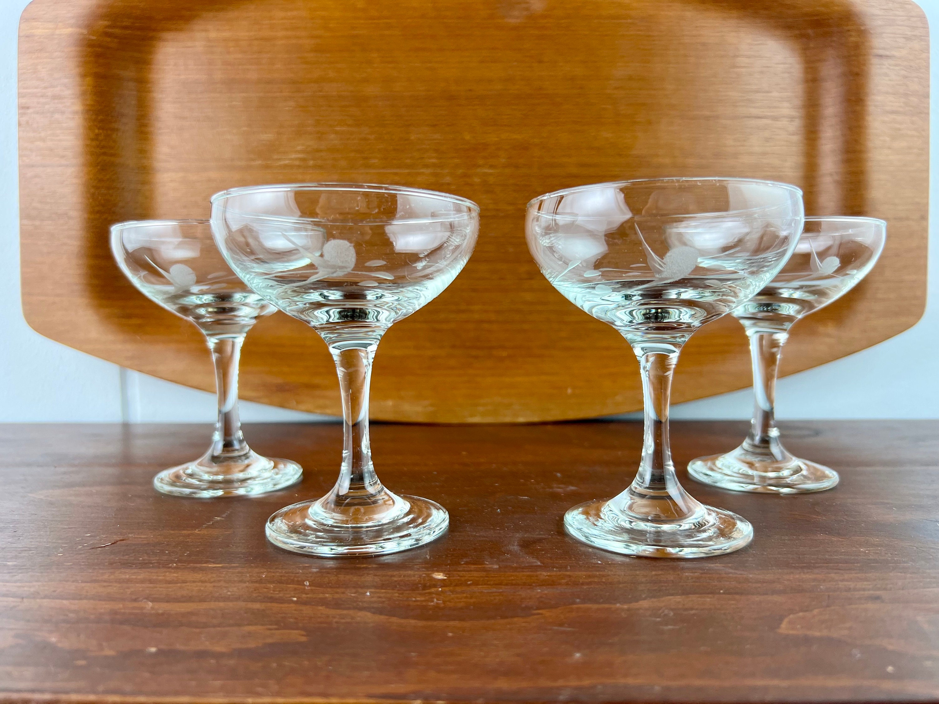 Classic Monogram Stemless Champagne Flutes & Wine Glasses - GB Design House