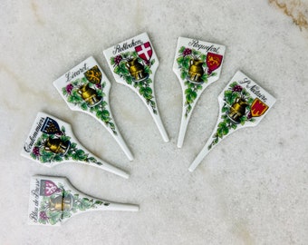 Vintage French Cheese Markers, Set of 6, Charcuterie Board Picks