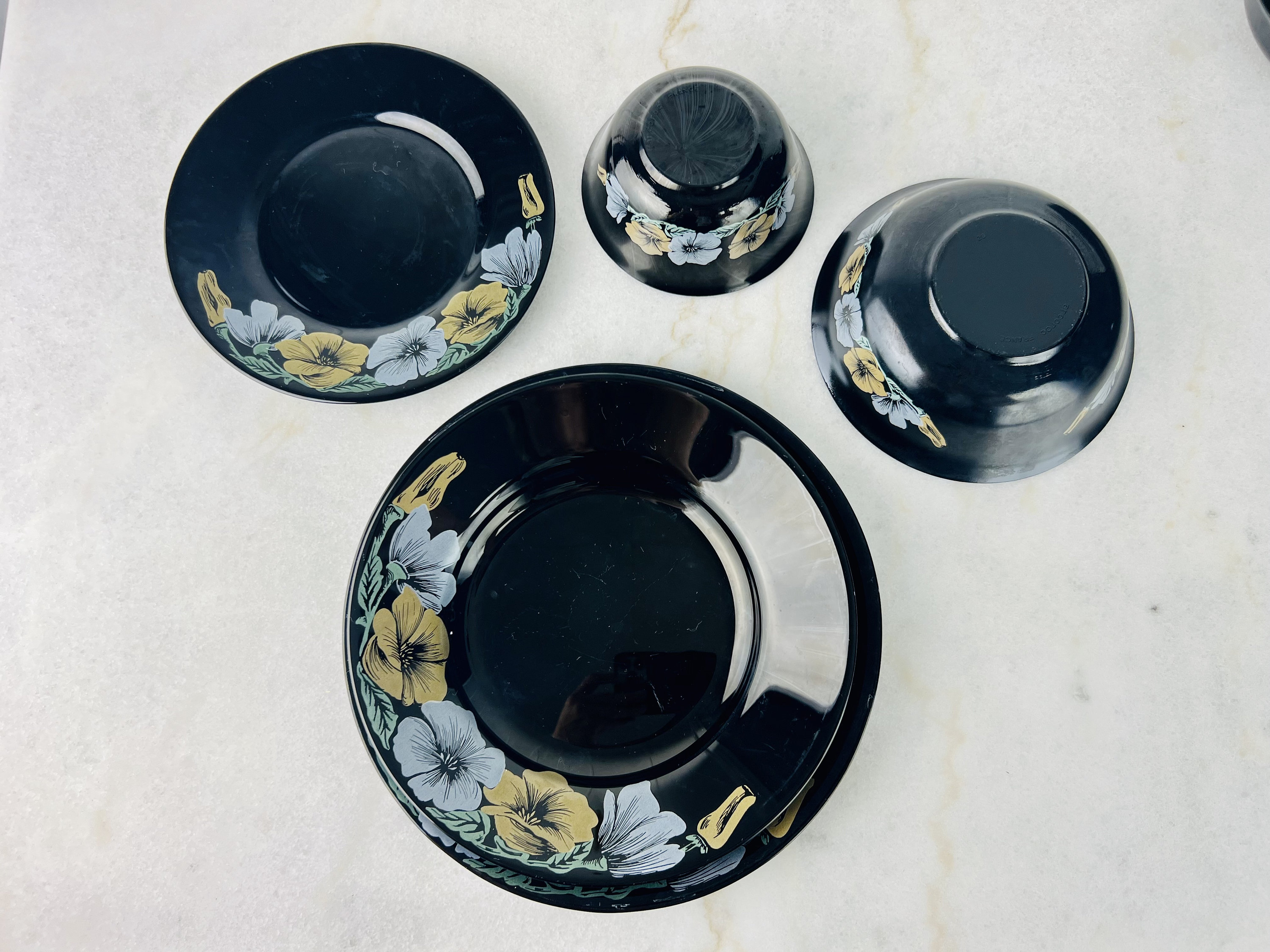 Ceramic Arcoroc Dinnerware Sets Vintage Arcoroc Julie Dish Set, 24