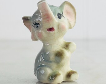 【中古】 インディーズ SHEEP： HAPPY!? Vintage 1940-'50s Cute Animal Figurines, Cartoony Elephant
