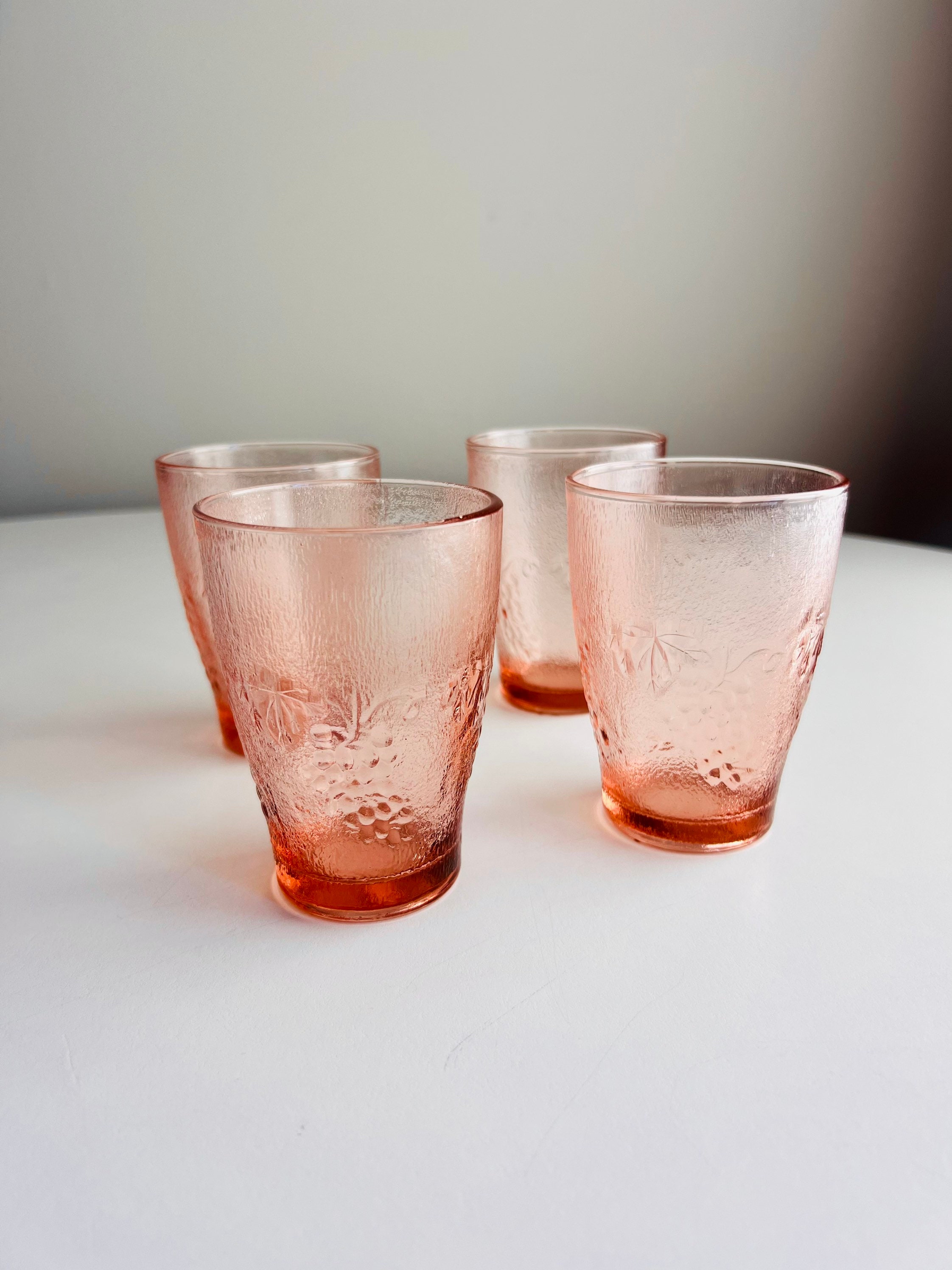 2 Pcs Drinking Glasses Set - 9.5 oz Modern Kitchen Drinking Glasses- Unique  Glassware for Weddings, Cocktails, Glass Cup Coffee Mug