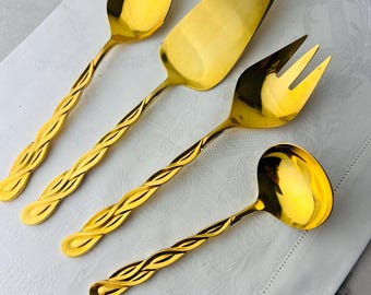 キッチン・食器 Real GOLD カトラリーセット スプーン バターナイフ