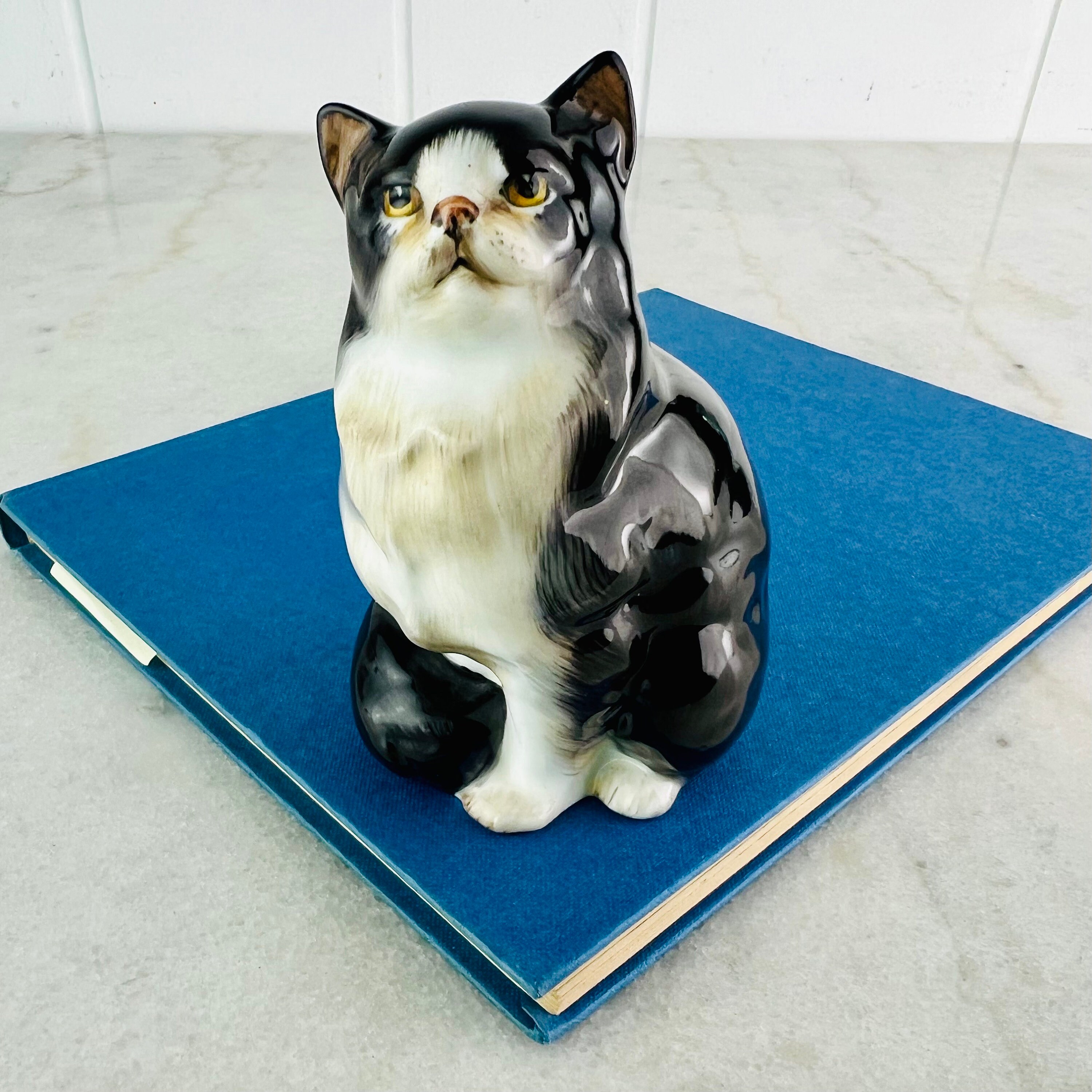 Amazon.co.jp: ロイヤルドルトン 白 猫 英国 フィギュリン 陶器