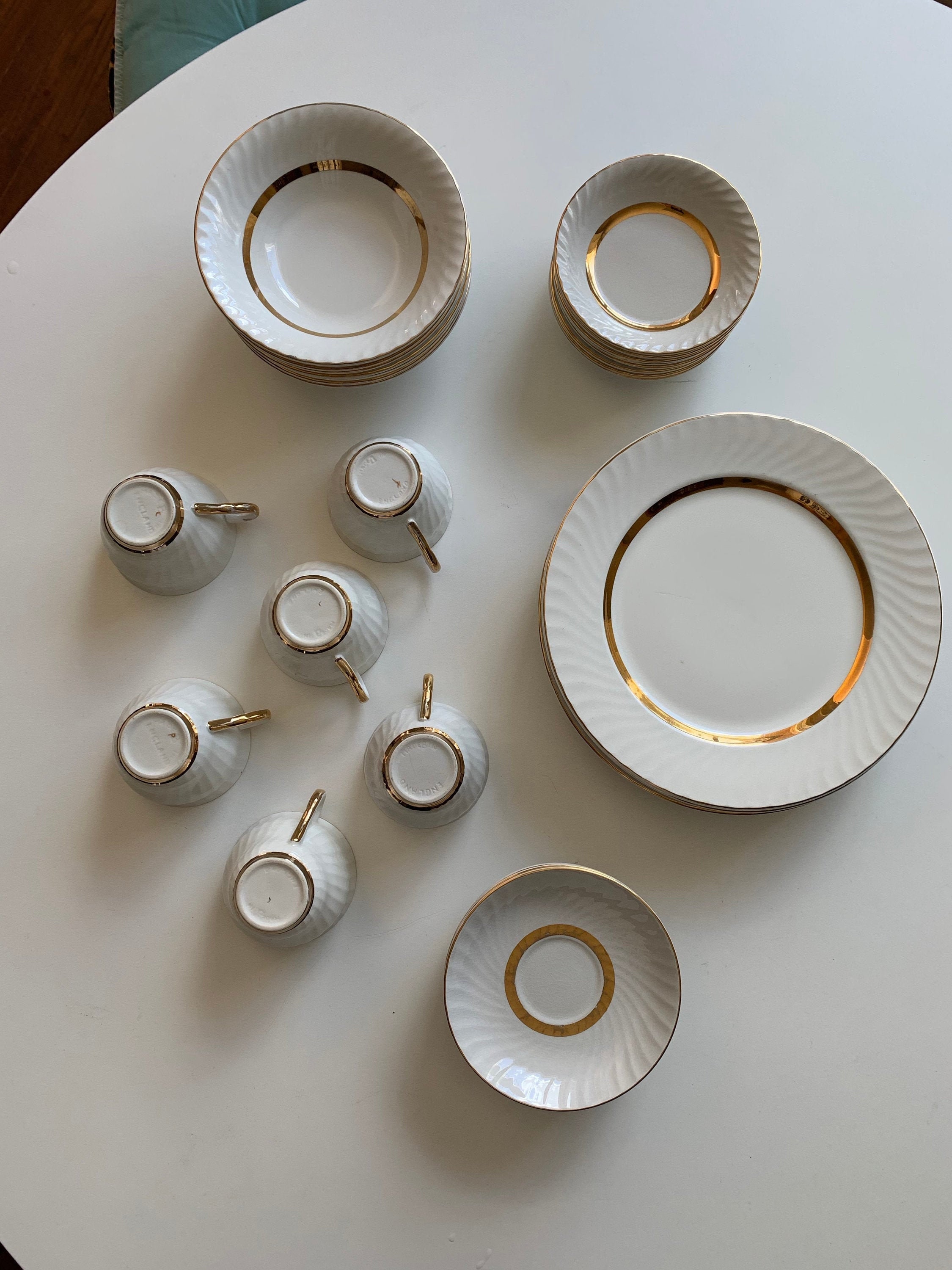 Vintage Barratt's Golden Anniversary Dinnerware Set, 36 Pieces