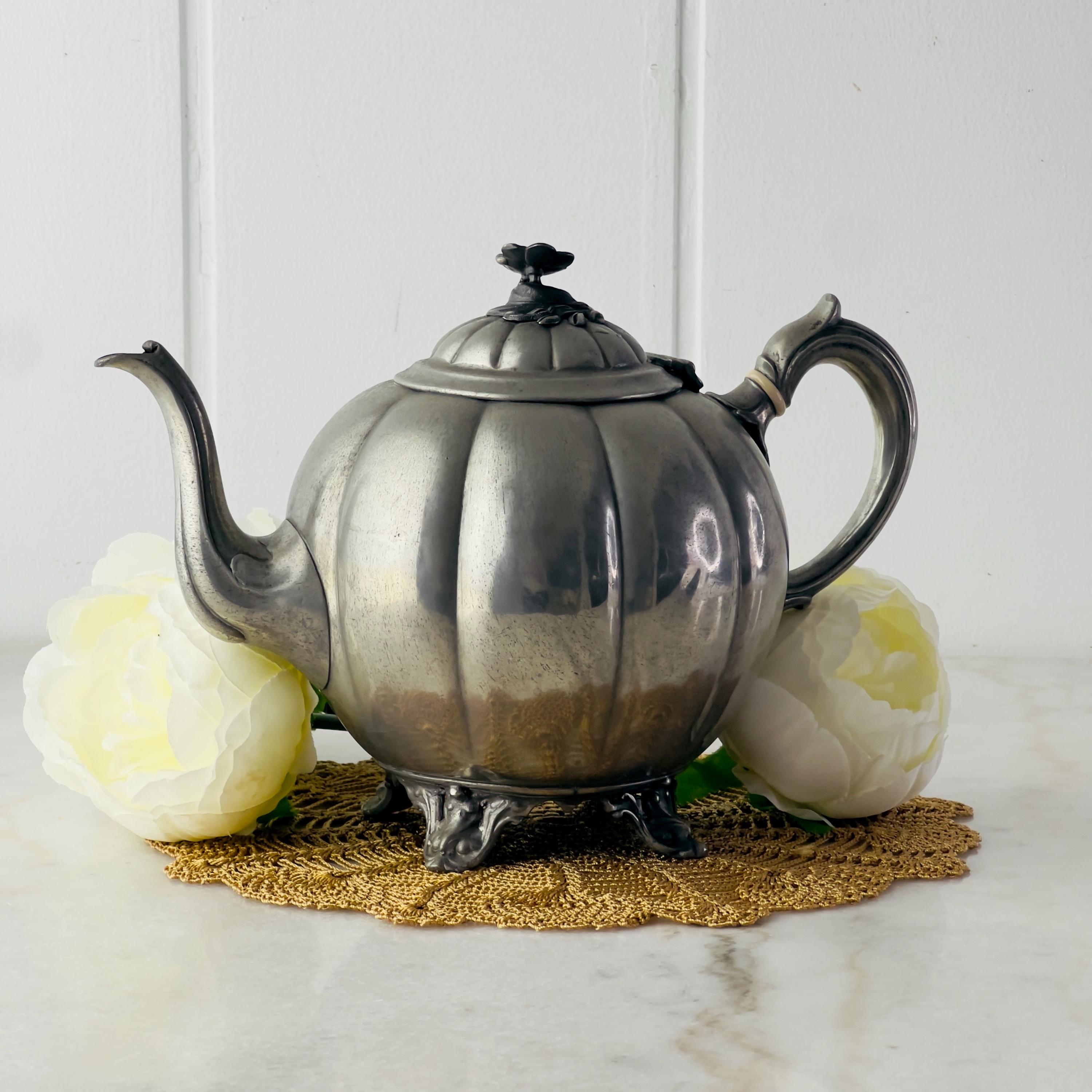 Sheffield Pewter Pot - Etsy Canada