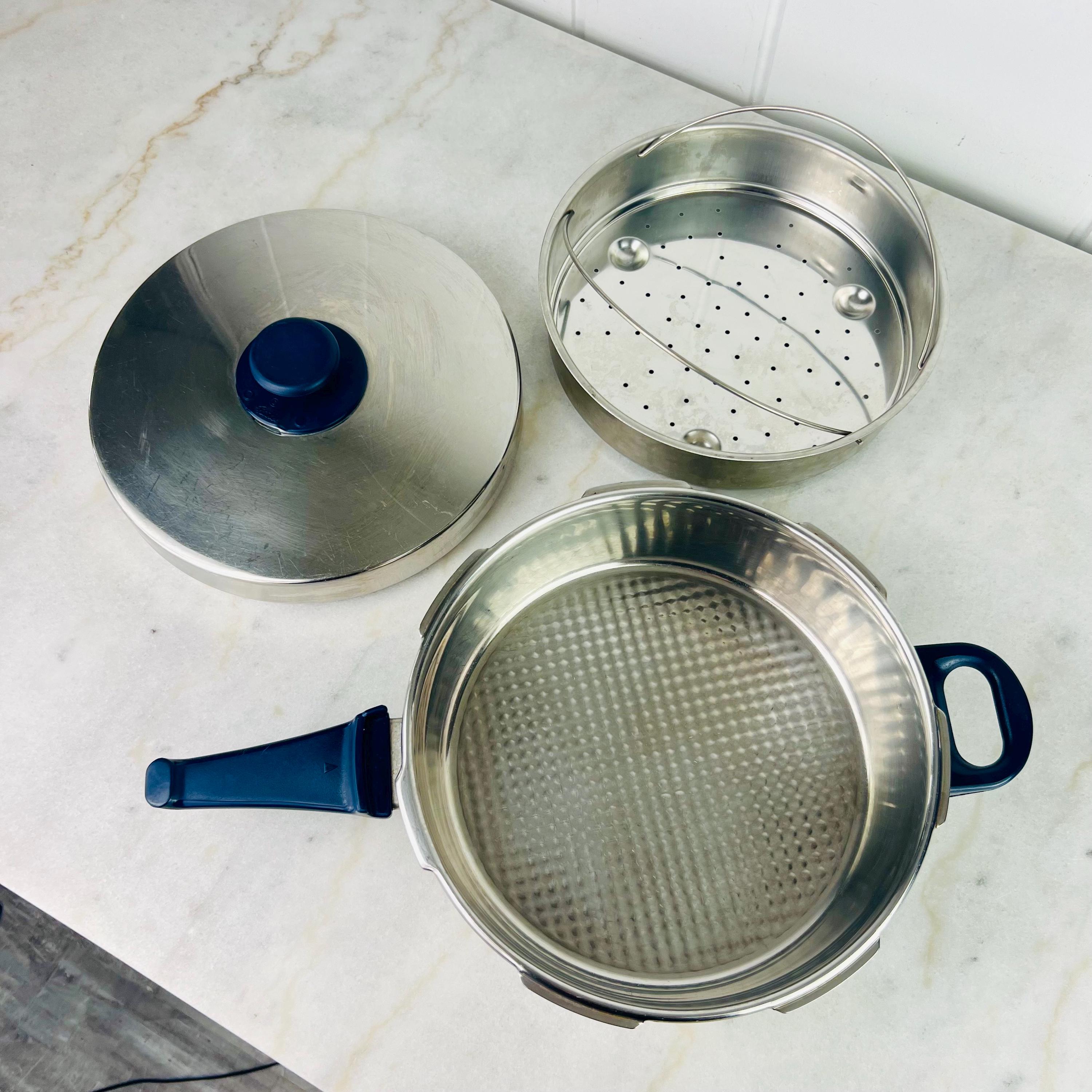 Vintage Fissler 18/10 Stainless Steel Cookware, 3 Piece Set FISSLER VINTAGE 18/10 STAINLESS STEEL