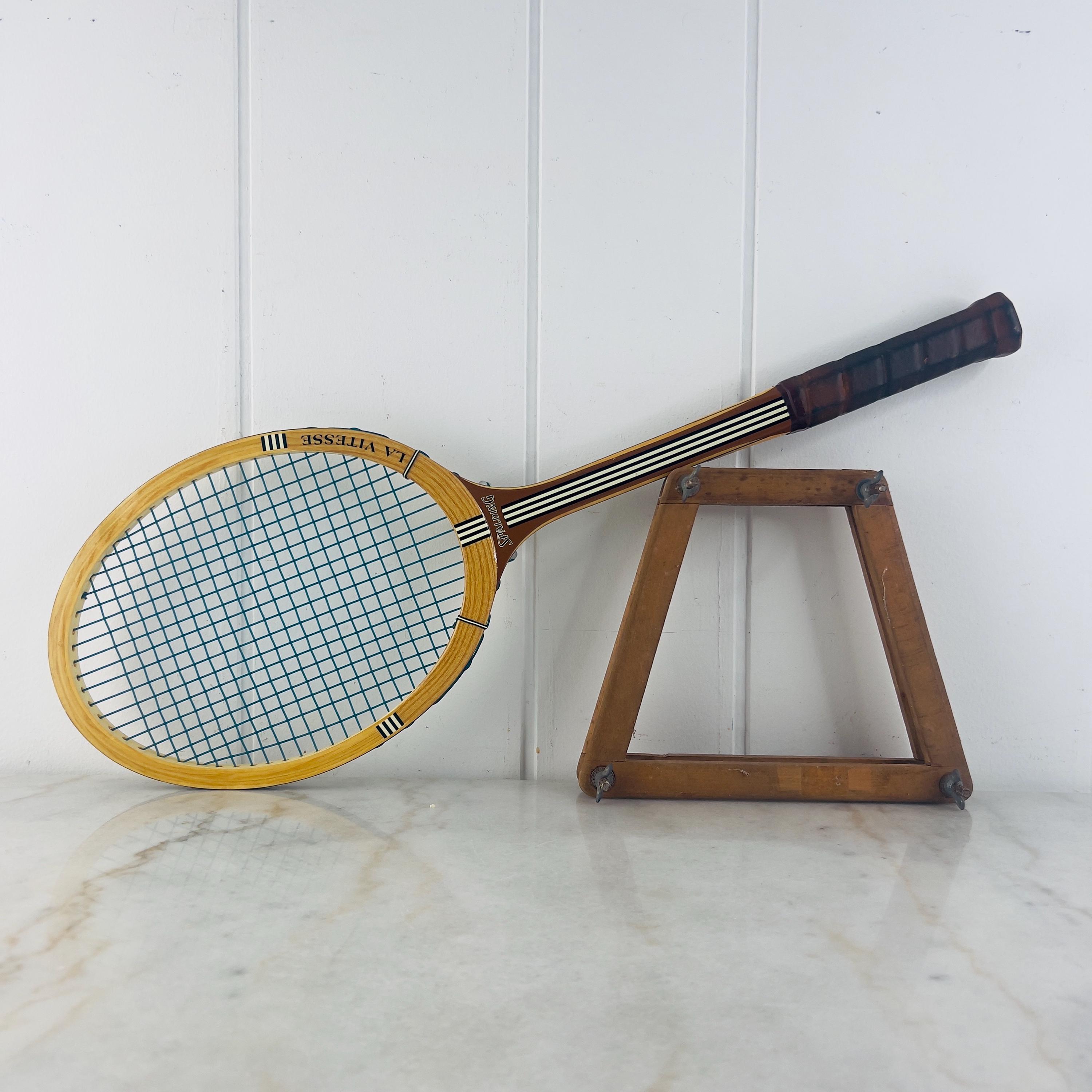 Raquette De Tennis Vintage Années 50 Spalding FAST-PLAY - En Bois, Rétro, Très Bon état D'occasion
