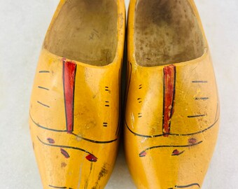 アンティーク　木製　手桶　黄色 Antique Yellow Wooden Bucket