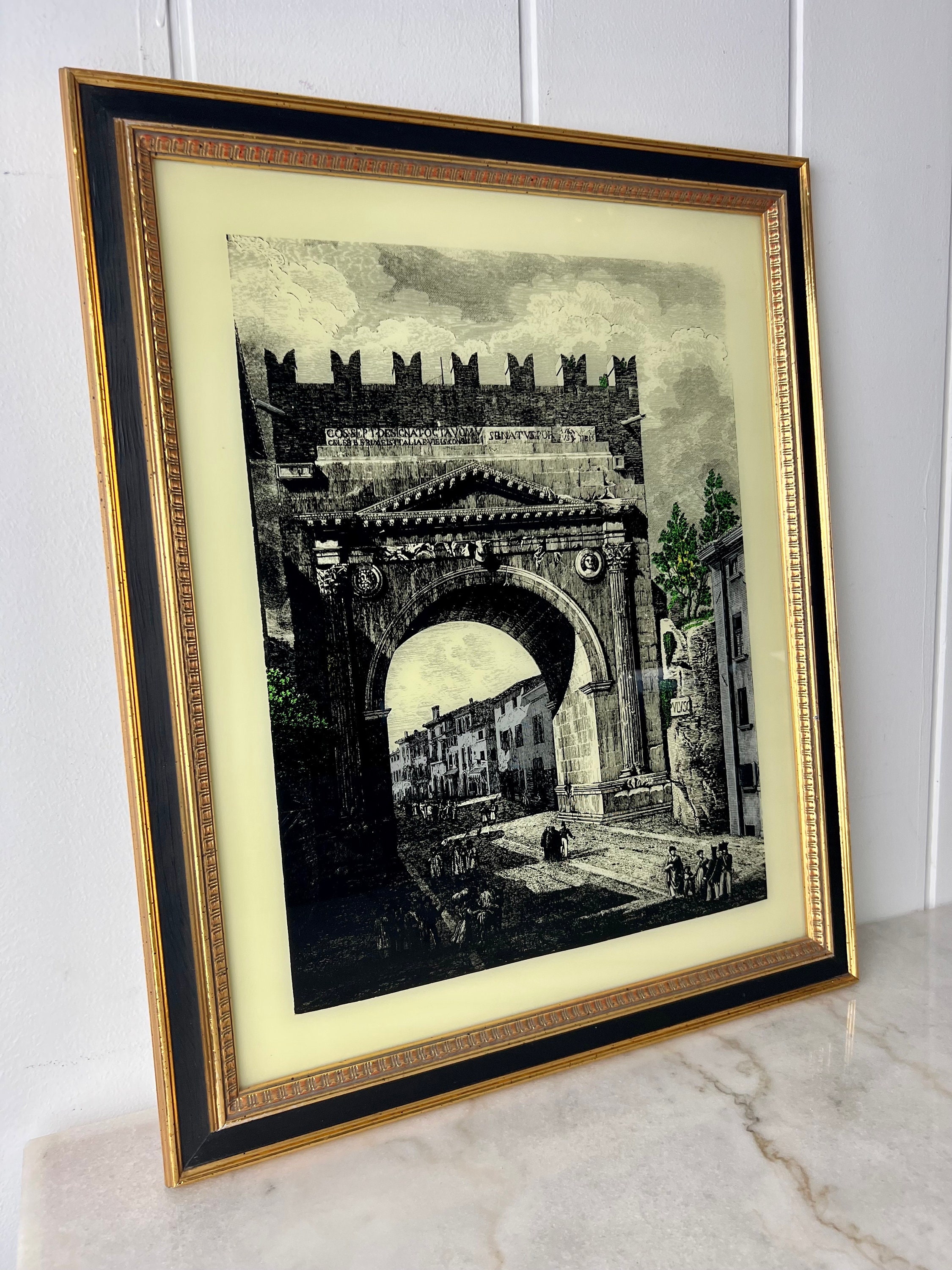 芸能人愛用のルームウェア Vintage Glass Lithograph,  アート・デザイン・音楽