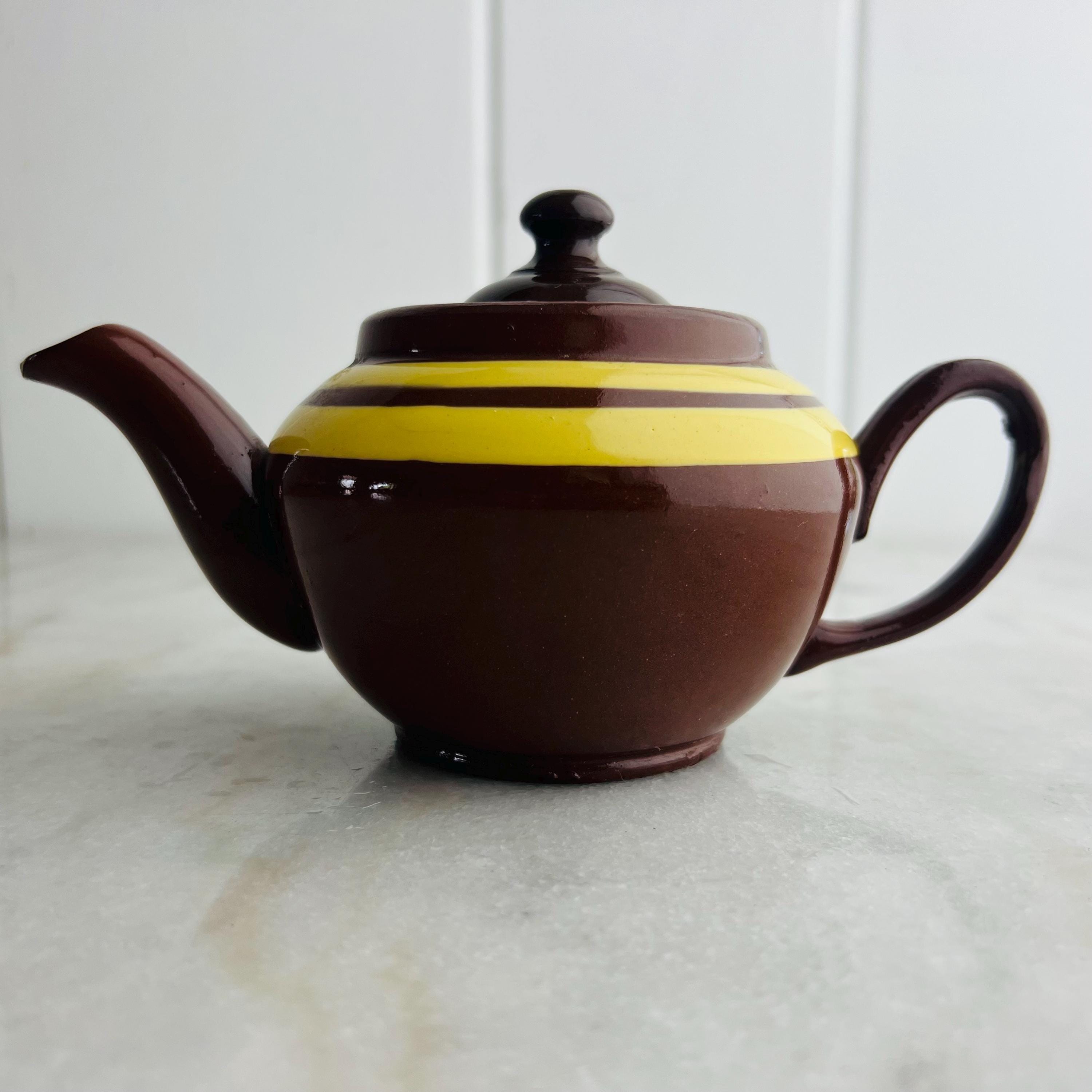 Rare Vintage (1930s) ALB Alcock Lindley Bloore Teapot Brown Betty