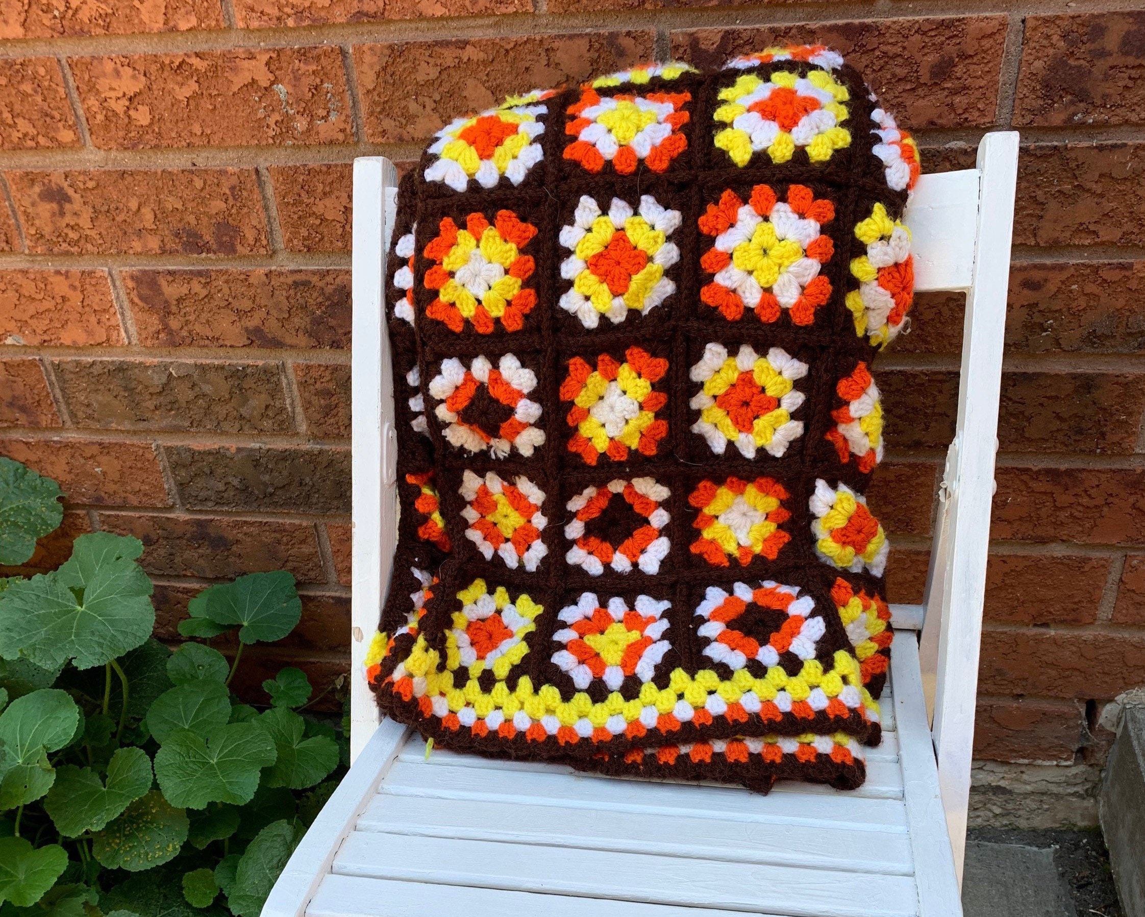 ヨーロッパ　アンティーク　クロシェブランケット ヨーロッパアンティーククロシェブランケット