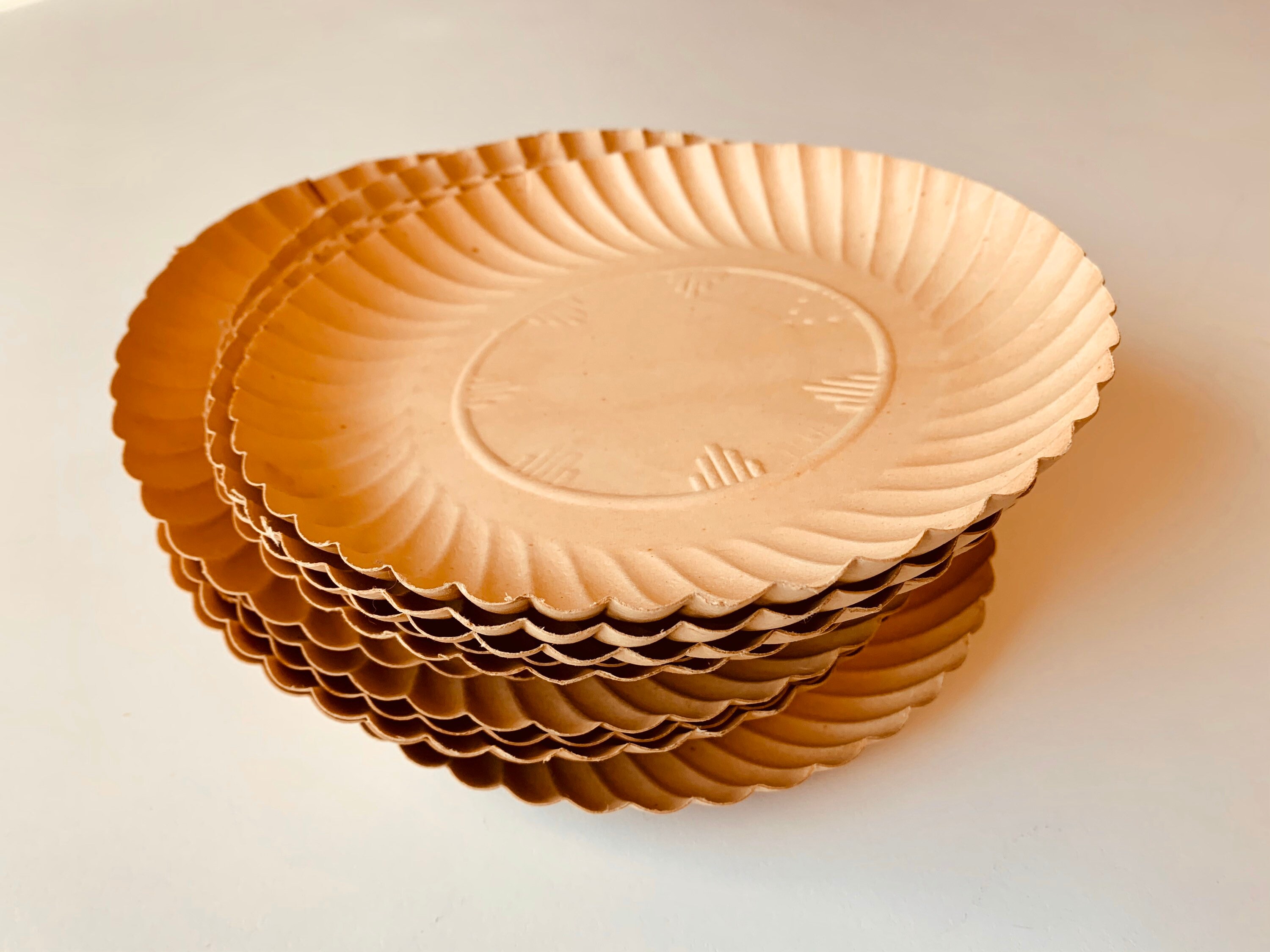 Vintage Embossed Paper Plates Set of 11 circa 1920s Great Etsy