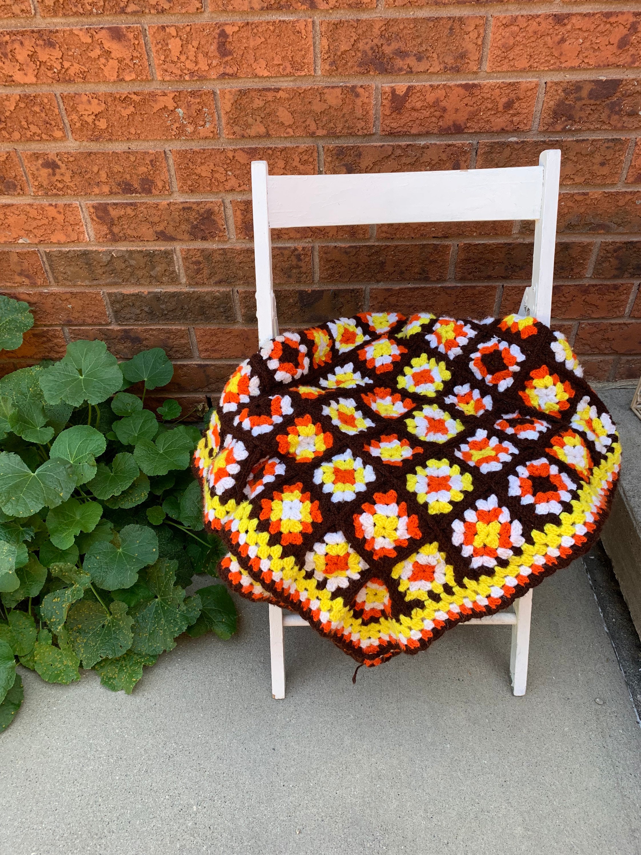 ヨーロッパアンティーククロシェブランケット