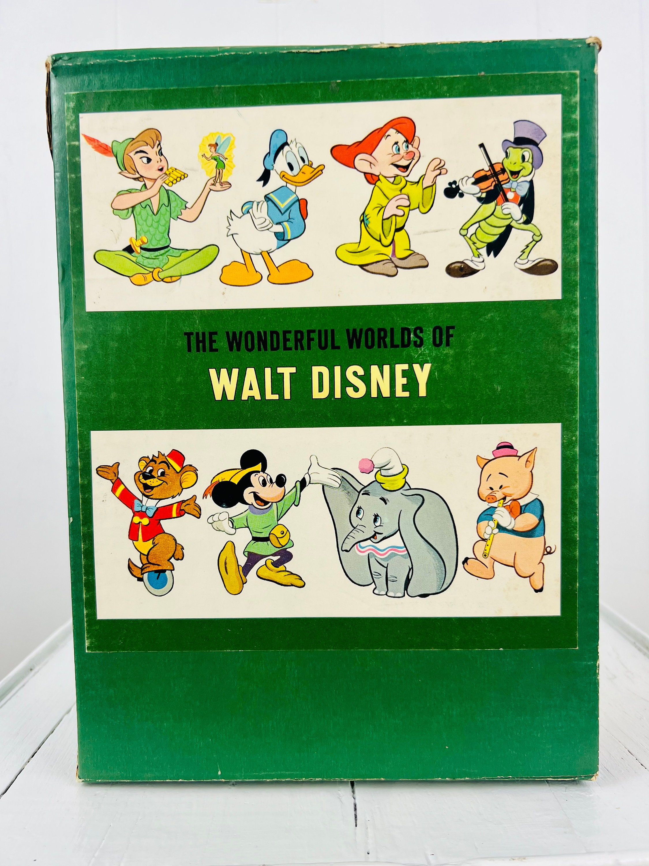 Vintage 1965 Walt Disney Hardcover Book Set, Illustrated