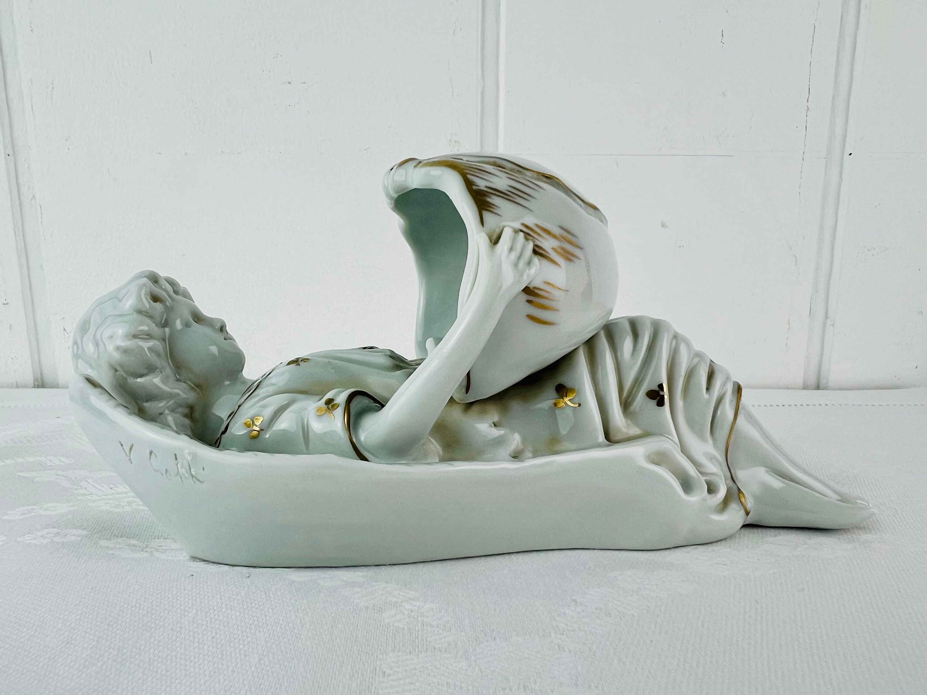 H516\" Capodimonte エンジェル インテリア 置物 イタリア製 H516 Capodimonte エンジェル インテリア 置物 イタリア製 イタリア製