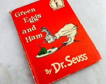 Vintage 1960 First Edition Green Eggs and Ham by Dr. Seuss