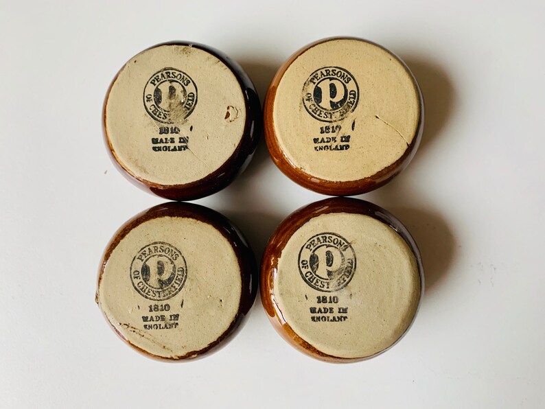 Vintage Pearsons of Chesterfield Butter Pots Garlic Butter Etsy