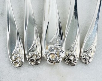 46-piece 1847 Rogers Bros Daffodil Silverware Set