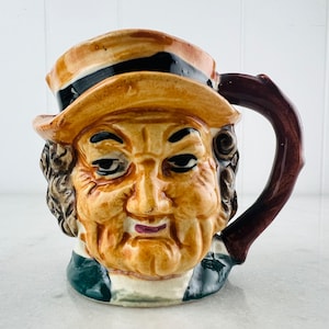 Vintage Toby Jug-personagemok Country Squire, gemaakt in Japan, keramiek, nieuwigheid, voor crème of display, verzamelobject, cadeau